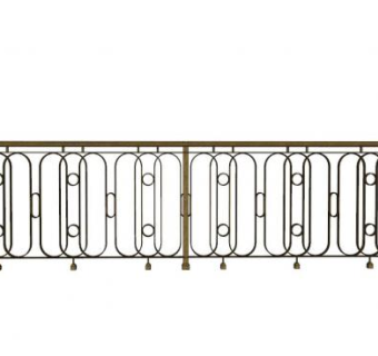 道路栏杆su模型下载_sketchup草图大师SKP模型