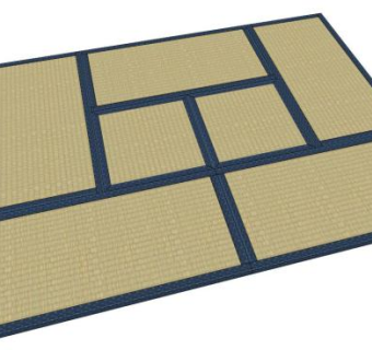 榻榻米垫子su模型下载_sketchup草图大师SKP模型