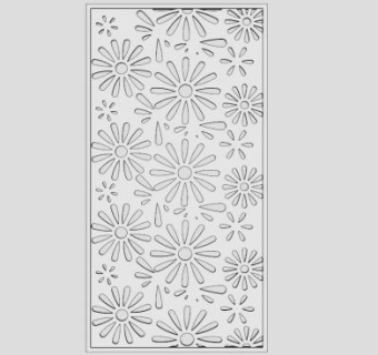 花纹镂空隔断su模型下载_sketchup草图大师SKP模型