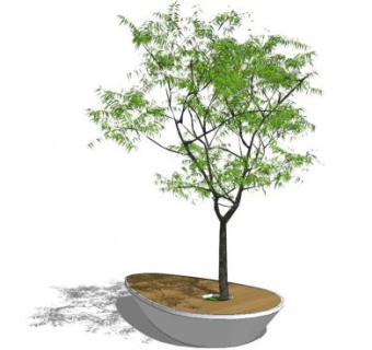 树池座凳su模型下载_sketchup草图大师SKP模型