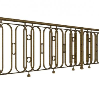 道路防护栏su模型下载_sketchup草图大师SKP模型