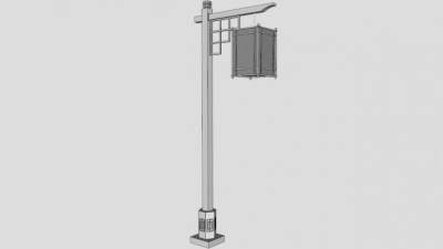 特色景观灯su模型下载_sketchup草图大师SKP模型