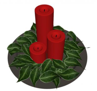 蜡烛su模型下载_sketchup草图大师SKP模型