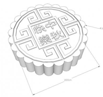 月饼su模型下载_sketchup草图大师SKP模型
