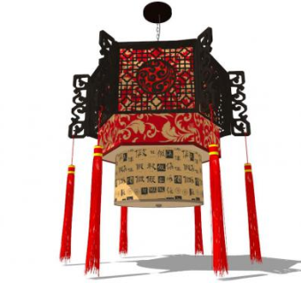 古典景观灯su模型下载_sketchup草图大师SKP模型