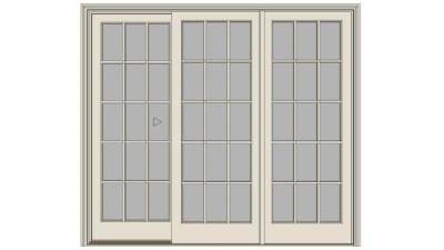 推拉门滑门su模型下载_sketchup草图大师SKP模型