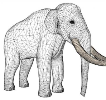猛犸象雕塑su模型下载_sketchup草图大师SKP模型