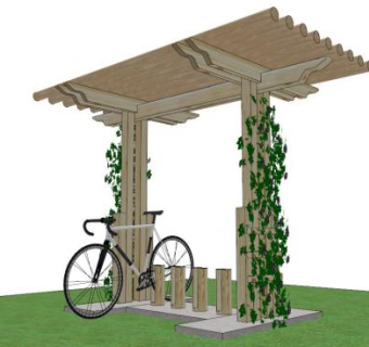 木架棚su模型下载_sketchup草图大师SKP模型