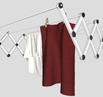 晾衣架su模型下载_sketchup草图大师SKP模型