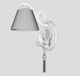 床头柜灯su模型下载_sketchup草图大师SKP模型