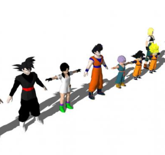 七龙珠su模型下载_sketchup草图大师SKP模型