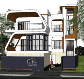现代别墅设计su模型下载_sketchup草图大师SKP模型