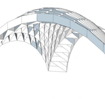 石材弧形线条su模型下载_sketchup草图大师SKP模型