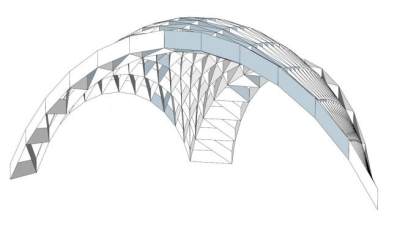 石材弧形线条su模型下载_sketchup草图大师SKP模型