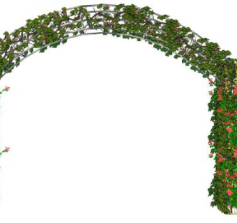 爬藤花su模型下载_sketchup草图大师SKP模型