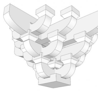 斗拱建筑设计SU模型下载_sketchup草图大师SKP模型