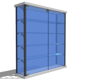 博物馆展柜su模型下载_sketchup草图大师SKP模型
