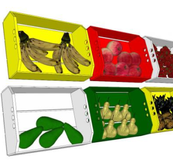 超市蔬菜su模型下载_sketchup草图大师SKP模型