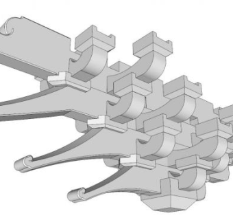 古建筑斗拱su模型下载_sketchup草图大师SKP模型