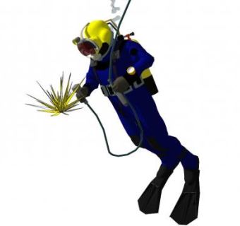 潜水员su模型下载_sketchup草图大师SKP模型