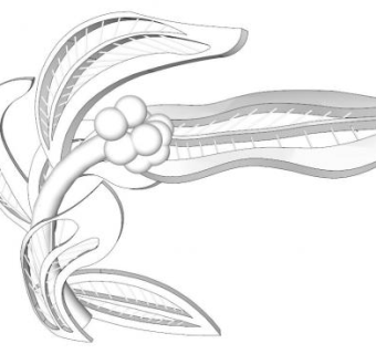 油菜花su模型下载_sketchup草图大师SKP模型
