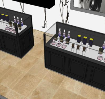 化妆柜su模型下载_sketchup草图大师SKP模型