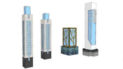 景区灯具su模型下载_sketchup草图大师SKP模型