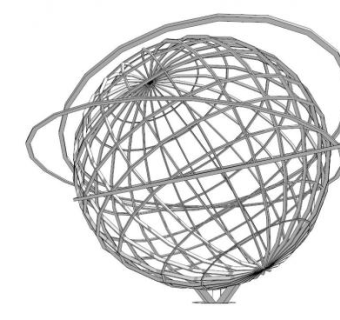 圆形雕塑su模型下载_sketchup草图大师SKP模型