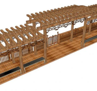 新中式座椅su模型下载_sketchup草图大师SKP模型