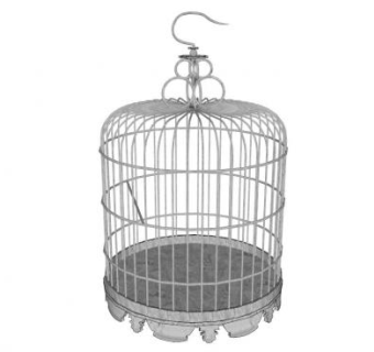 新中式鸟笼su模型下载_sketchup草图大师SKP模型