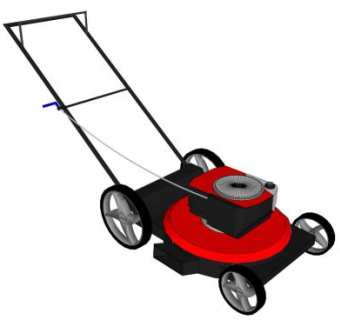 自动割草机su模型下载_sketchup草图大师SKP模型