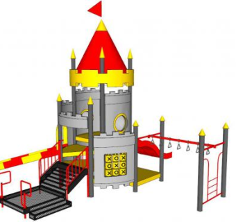儿童城堡su模型下载_sketchup草图大师SKP模型