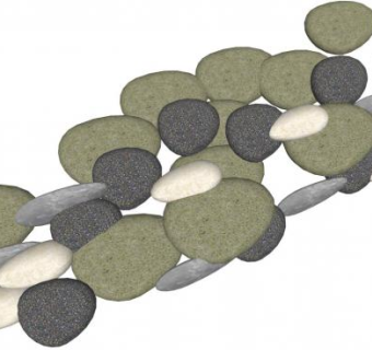 卵石su模型下载_sketchup草图大师SKP模型