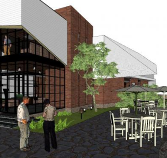 露天咖啡厅su模型下载_sketchup草图大师SKP模型