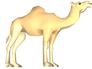 <em>骆驼雕塑</em>su模型下载_sketchup草图大师SKP模型