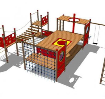 儿童游戏设施su模型下载_sketchup草图大师SKP模型