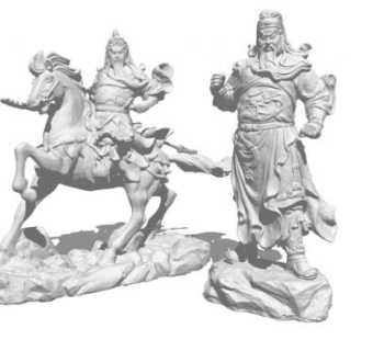 中国将军雕塑su模型下载_sketchup草图大师SKP模型