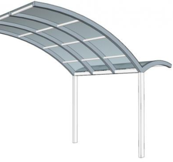 景观雨棚su模型下载_sketchup草图大师SKP模型