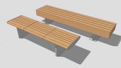 景观广场坐凳su模型下载_sketchup草图大师SKP模型