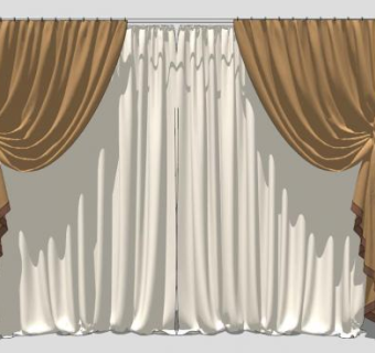 欧式落地窗su模型下载_sketchup草图大师SKP模型