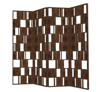 简约屏风su模型下载_sketchup草图大师SKP模型