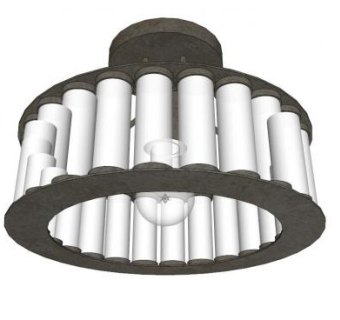 办公室吊灯su模型下载_sketchup草图大师SKP模型