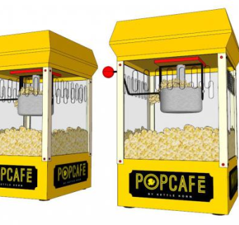 爆米花机su模型下载_sketchup草图大师SKP模型