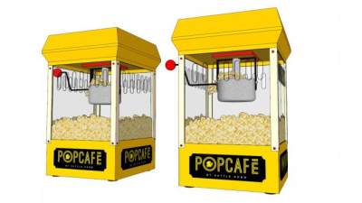 爆米花机su模型下载_sketchup草图大师SKP模型