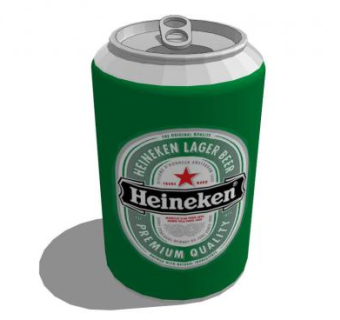 啤酒罐su模型下载_sketchup草图大师SKP模型