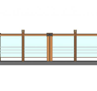 玻璃栏杆汇集su模型下载_sketchup草图大师SKP模型