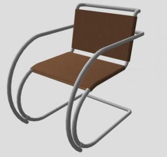 弓形椅子su模型下载_sketchup草图大师SKP模型