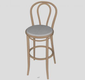 圆椅su模型下载_sketchup草图大师SKP模型