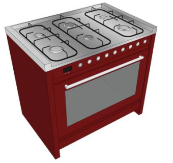 厨房灶台su模型下载_sketchup草图大师SKP模型