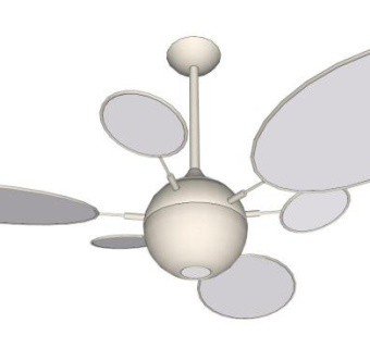 风扇灯su模型下载_sketchup草图大师SKP模型
